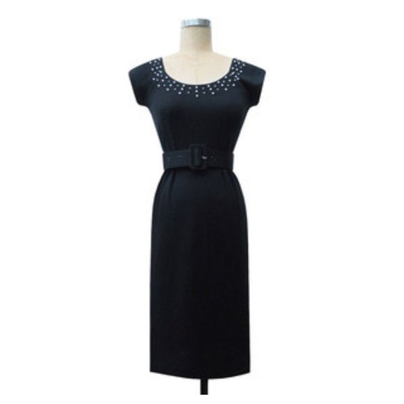 Trashy Diva Dresses & Skirts - SUPER RARE TRASHY DIVA LORELEI RHINESTONE DRESS USED 10 1940S PINUP VINTAGE GLAM